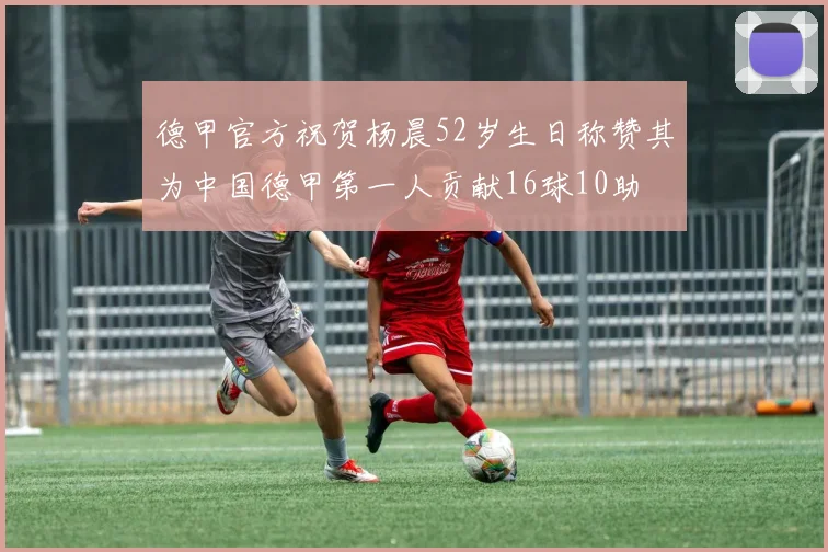 德甲官方祝贺杨晨52岁生日称赞其为中国德甲第一人贡献16球10助