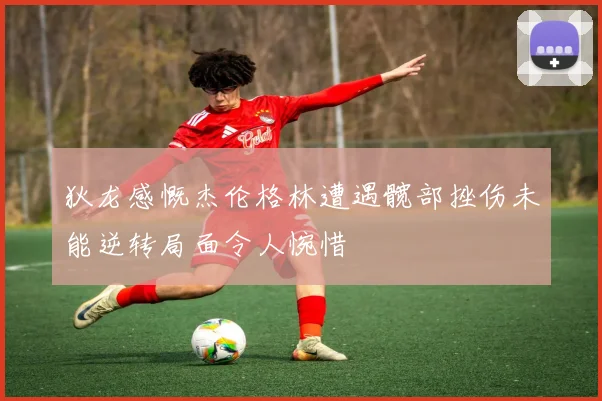 狄龙感慨杰伦格林遭遇髋部挫伤未能逆转局面令人惋惜